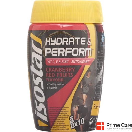 Isostar Hydrate and Perform PLV Red fruits 400 g