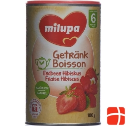 Milupa strawberry hibiscus drink after 6 months; 180 g