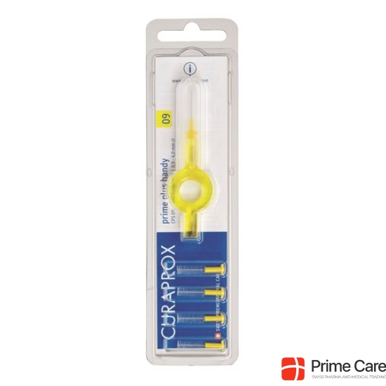 Curaprox CPS 09 prime start + UHS 409 & 470 holders with yellow cap