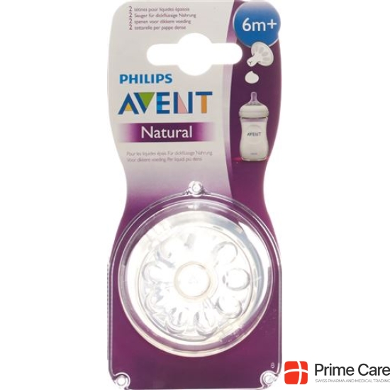 Avent Philips Naturnah sucker Y for follow-on formulas 2 pcs