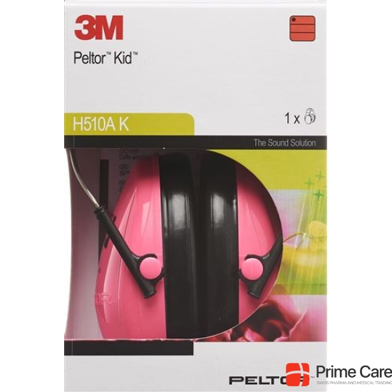 3M Peltor Kid headband SNR = 27 dB neon pink