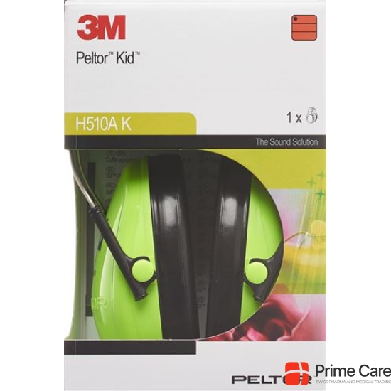 3M Peltor Kid headband SNR = 27 dB neon-green