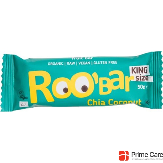 Roobar raw bar Chia Coconut 16 x 50 g