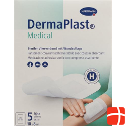 Dermaplast Medical Vliesverband 10x8cm 5 Stück