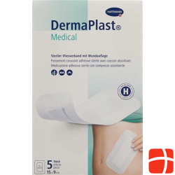 Dermaplast Medical Vliesverband 15x9cm 5 Stück