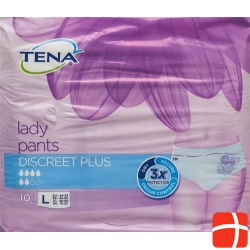 TENA silhouette discreet Plus L White 10 pcs