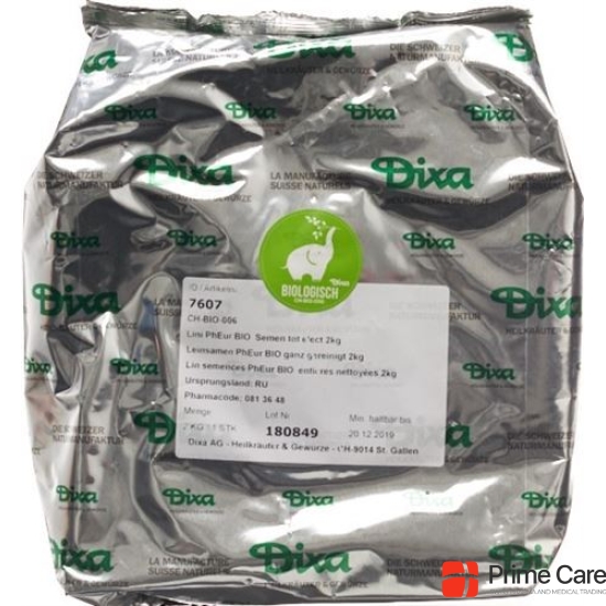 Dixa Flaxseed PhEur BIO completely cleaned 1 kg