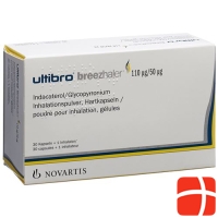 Ultibro Breezhaler Inh Kaps 110 mcg / 50 mcg 3 x 30 pcs