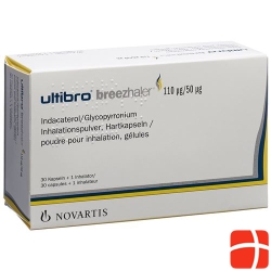 Ultibro Breezhaler Inh Kaps 110 mcg / 50 mcg 3 x 30 pcs