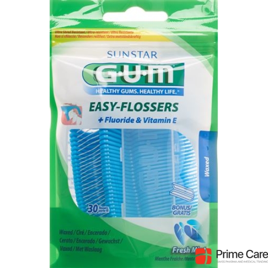 GUM SUNSTAR 890 Easy-finned floss 30 pcs