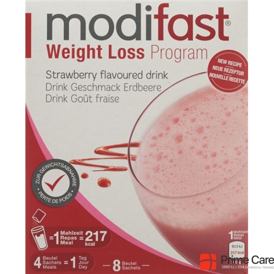 Modifast program strawberry drink 8 x 55 g