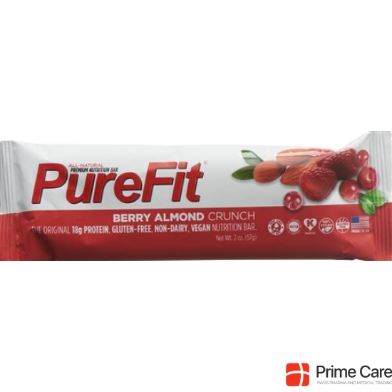 PureFit Protein Bar Berry 100% vegan 57 g