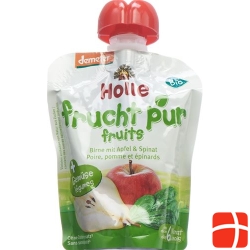 Holle Power Parrot - Pouchy apple pear & spinach 100g