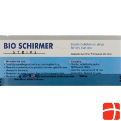 Schirmer strips Sterile Ophthalmic Strips 300 pcs