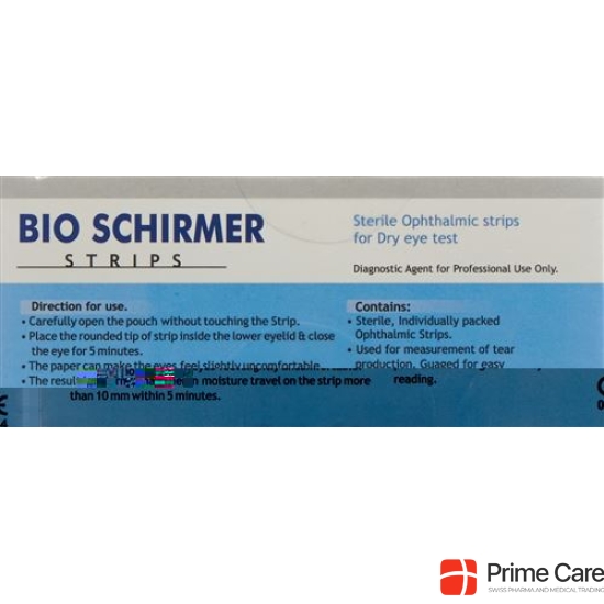 Schirmer strips Sterile Ophthalmic Strips 300 pcs