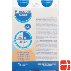 Fresubin YoDrink apricot and peach 4 x 200 ml