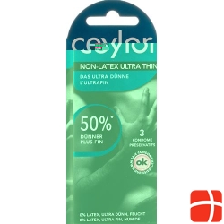 Ceylor Non Latex Condoms Ultra Thin 3 pieces