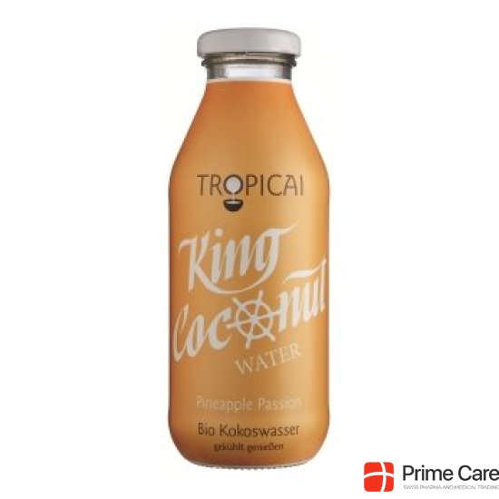 Tropicai King Coconut Water Pineapple Passion Organic 350 ml