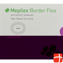 Mepilex Border Flex foam dressing 7.8x10cm 5 pcs