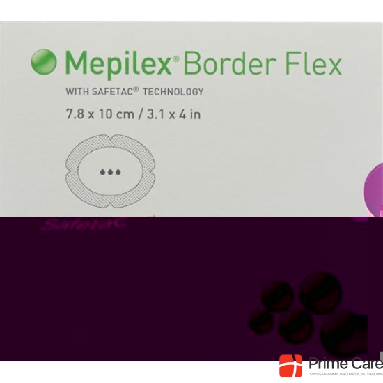 Mepilex Border Flex foam dressing 7.8x10cm 5 pcs