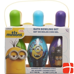 Minions Set Bowling 6x shampoo and shower + ball