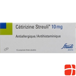 Cetirizine Streuli Filmtabl 10 mg 50 pcs