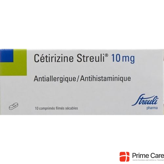 Cetirizine Streuli Filmtabl 10 mg 50 pcs