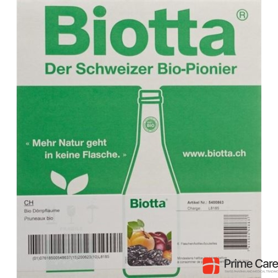 Biotta Vital Digest 6 bottles 5 dl buy online