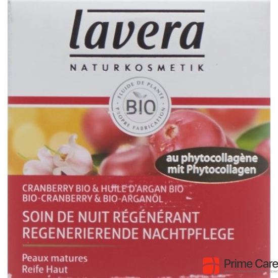 Lavera Regenerating Night Cream 50ml cranberry