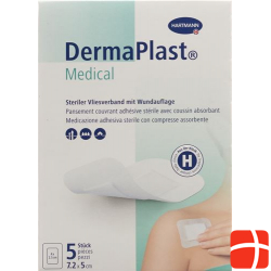 Dermaplast Medical Vliesverband 7.2x5cm 5 Stück