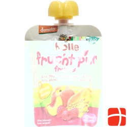 Holle Pear Pony - Pouchy pear peach & raspberry with Spelled 100 g