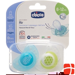 Chicco Physiological Soother silicone medium BLUE 6-16m CASE IT / EN / FR