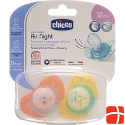 Chicco Physiological Silicone Soother GLOWING maxi 16-36m CASE IT / EN / FR