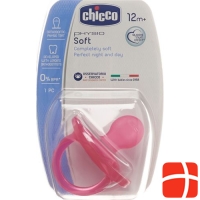 Chicco Physiological pacifier GOMMOTTO PINK silicone maxi 16-36m DE / FR