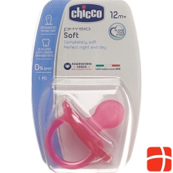 Chicco Physiological pacifier GOMMOTTO PINK silicone maxi 16-36m DE / FR