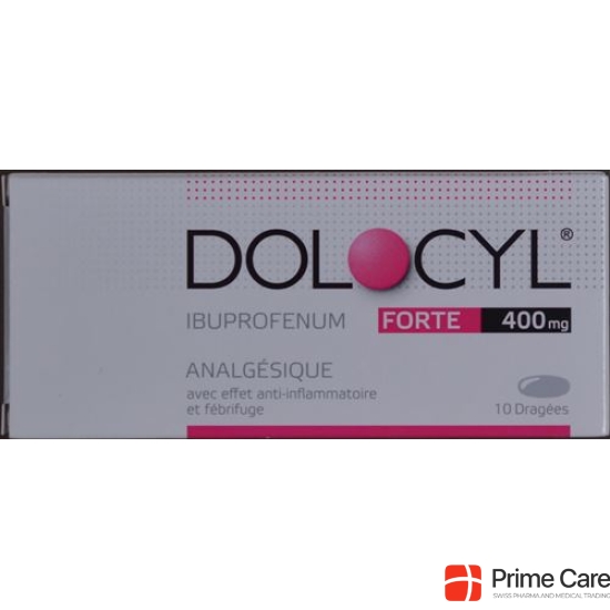 Dolocyl forte drag 400 mg of 10 pcs