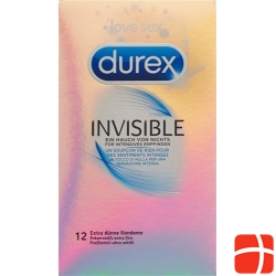 Durex Invisible Condoms 12 pieces