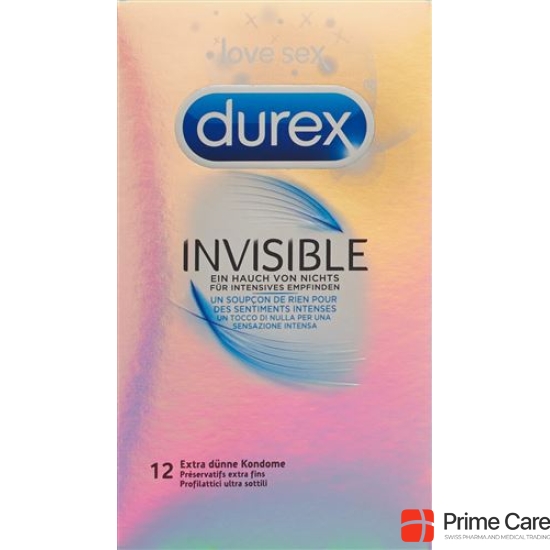 Durex Invisible Condoms 12 pieces