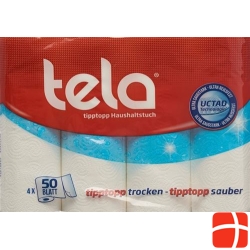 Tela paper towel tip top 12 roll 50 sheets