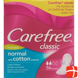 Carefree Cotton Fresh Fragrance 56 pieces