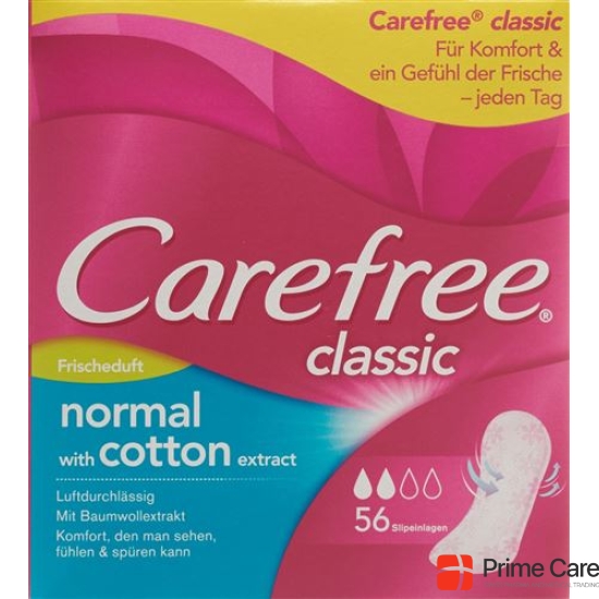 Carefree Cotton Fresh Fragrance 56 pieces