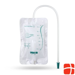 Sanabelle leg bag U260 + 750ml 50cm sterile individually packed with T-drain valve and tuck