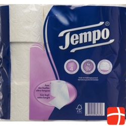 Tempo toilet paper Premium white 4lagig 110 sheets of 16 pieces