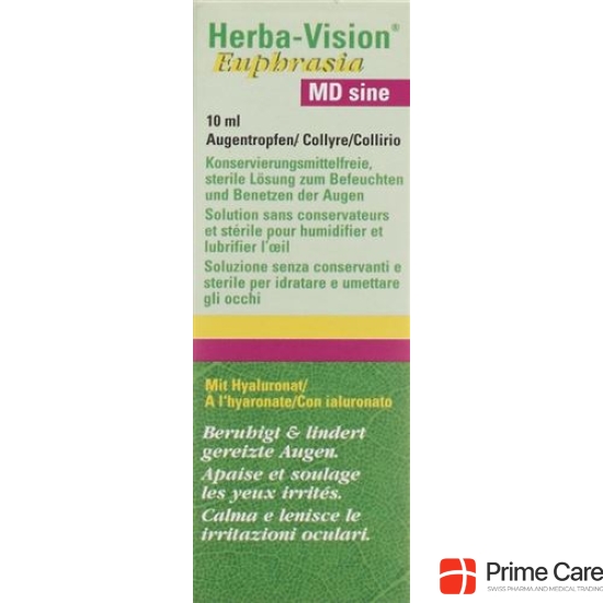 Herba Vision Euphrasia MD sine eye drops Fl 10 ml