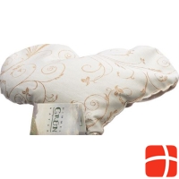 Sky green grape seed cushion 30x26cm heart baroque