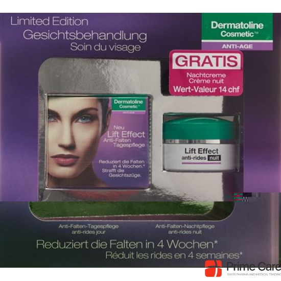 Dermatoline Lift Effect Anti-Falten Creme Tag 50ml + Nacht 15ml Gratis buy online