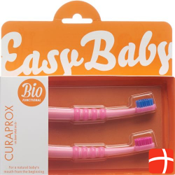 Curaprox Baby Zahnbürste Rosa Doppelpack 2 Stück