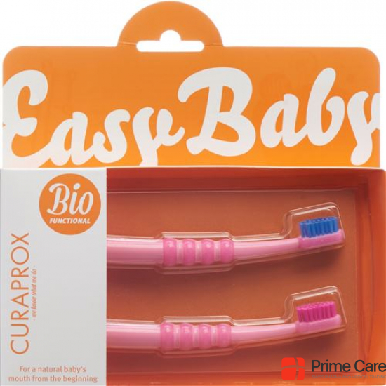 Curaprox Baby Zahnbürste Rosa Doppelpack 2 Stück buy online