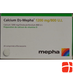 Calcium D3 Mepha Brausetabletten 1200/800 10 Stück