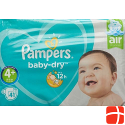 Pampers Baby Dry Grösse 4+ 9-20kg Maxi Sparpack 41 Stück